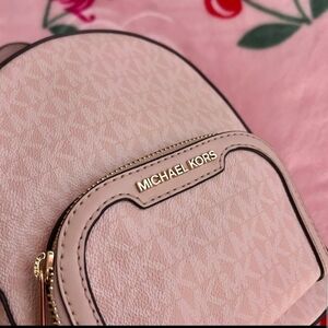 Michael Kors Blush Pink Backpack